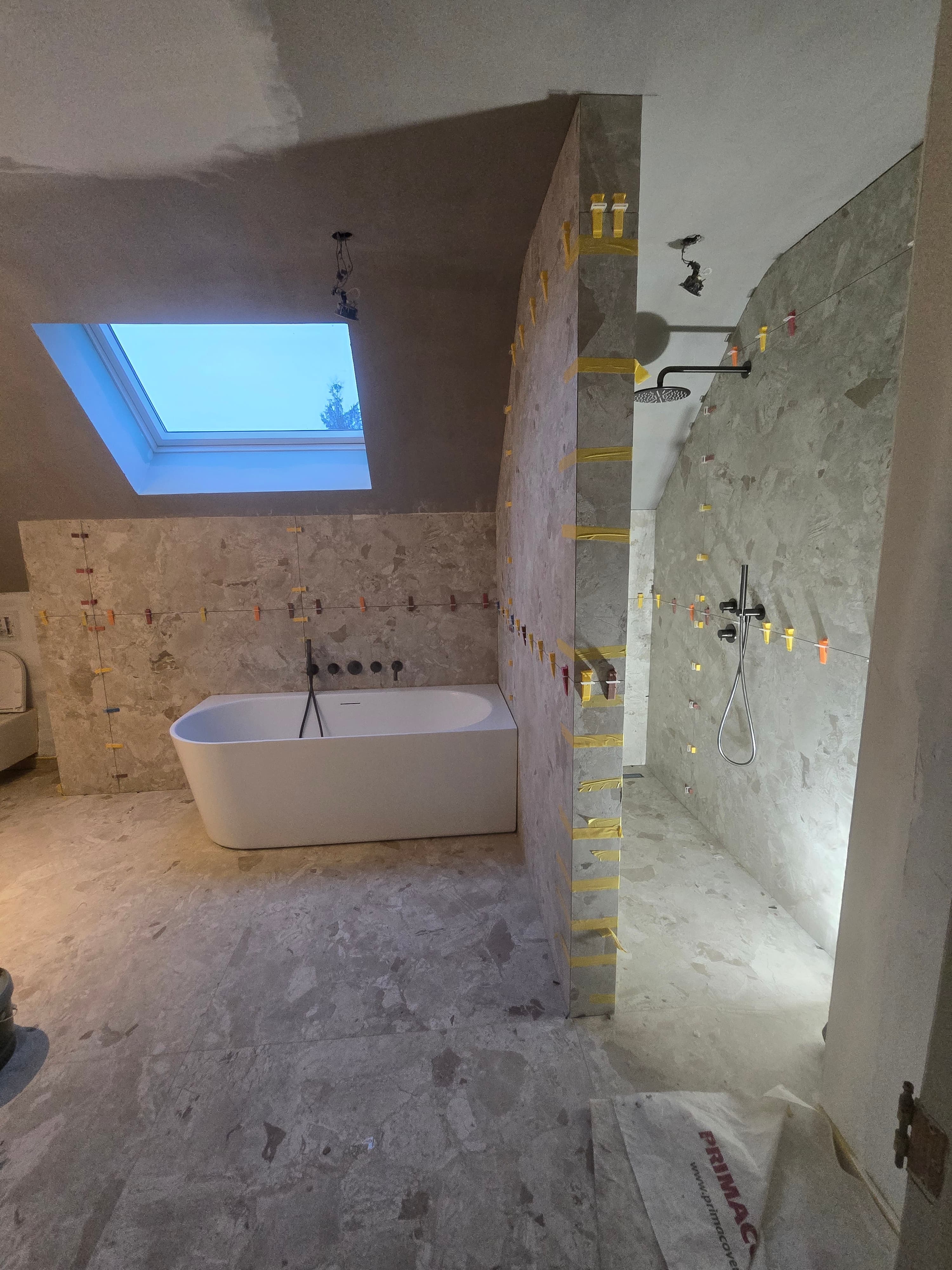 Carrelage marbre salle de bain
